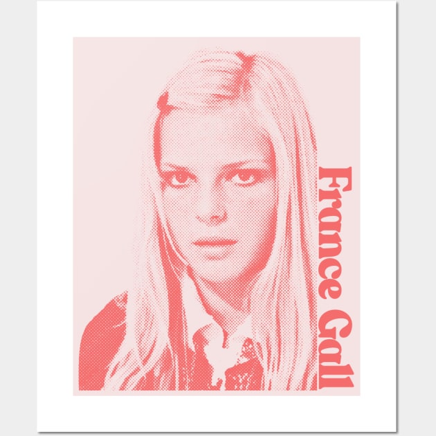 France Gall / 60s Retro Fanart Wall Art by DankFutura